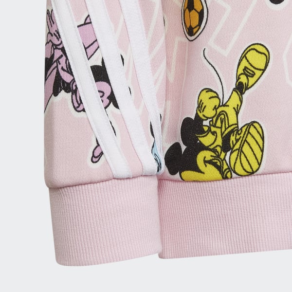 Pink adidas x Disney Mickey Mouse hættetrøje L5706