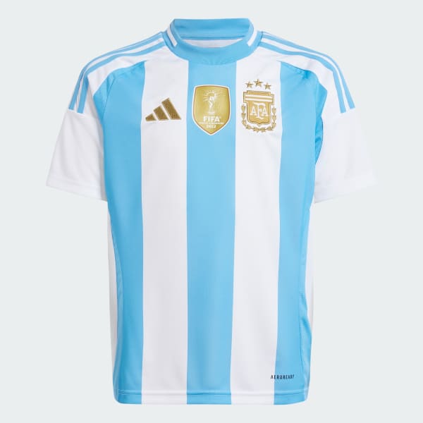 Blanco Jersey Local Selección Argentina 24 Niños
