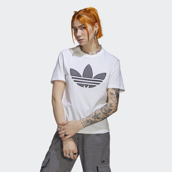 สีขาว เสื้อยืด Trefoil Application