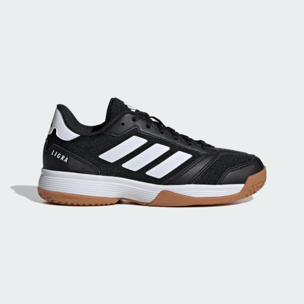 Black Ligra 8 Indoor Shoes Kids