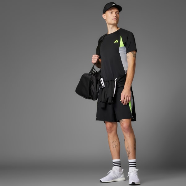 Svart Tech Apparel Colorblock T-skjorte