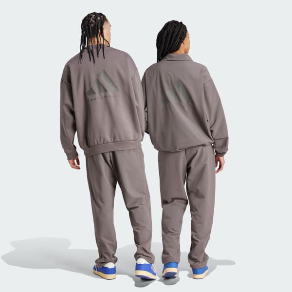 Marron Pantalon boutons pression adidas Basketball 