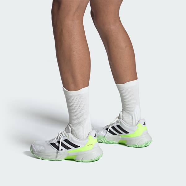 adidas Men's Tennis CourtJam Control 3 Tennis Shoes - White | Free ...