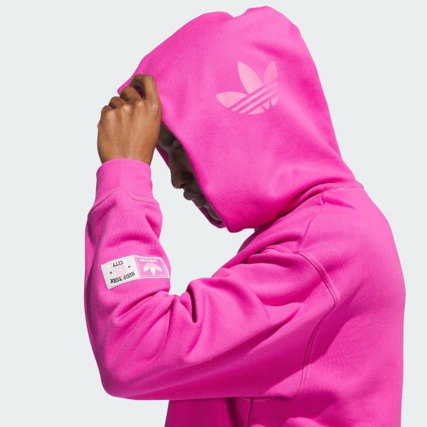 adidas Hoop York City Hoodie Gender Neutral Pink Free Shipping with adiClub adidas US