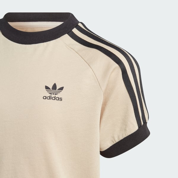 adidas Adicolor 3 Stripes Tee Beige adidas Singapore