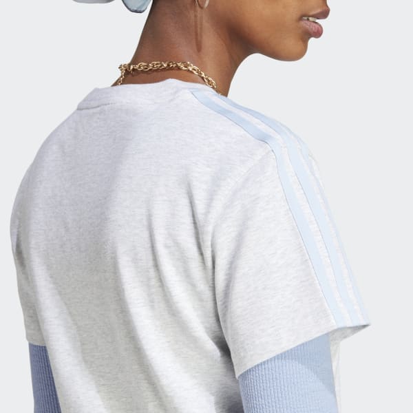 Grey adidas t shirt store