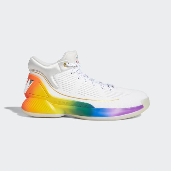 adidas D Rose 10 Pride Shoes - White 