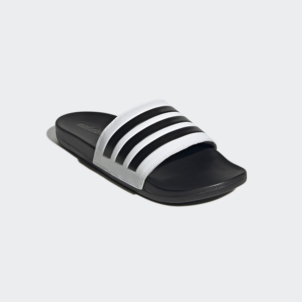 Hvit Adilette Comfort Sandaler