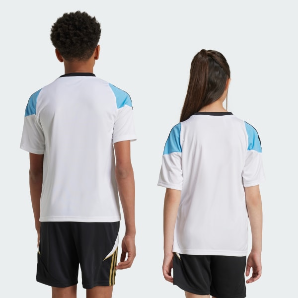 Blanco Camiseta de Entrenamiento Messi Kids