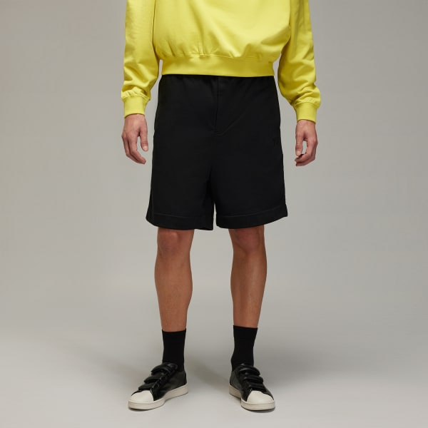 Schwarz Y-3 French Terry Shorts