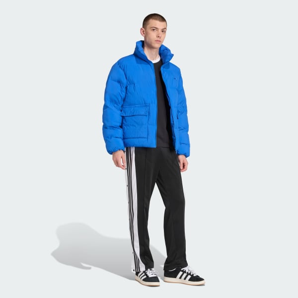 Niebieski Kurtka z syntetycznego puchu adidas Originals