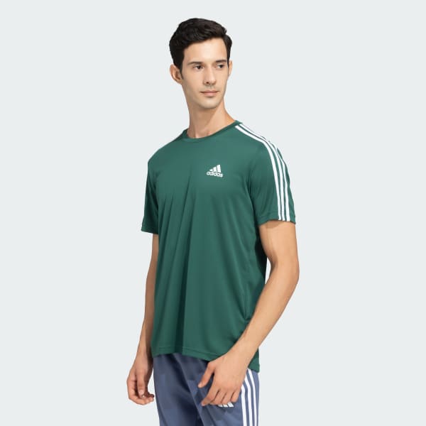 Green 3 STRIPES TEE