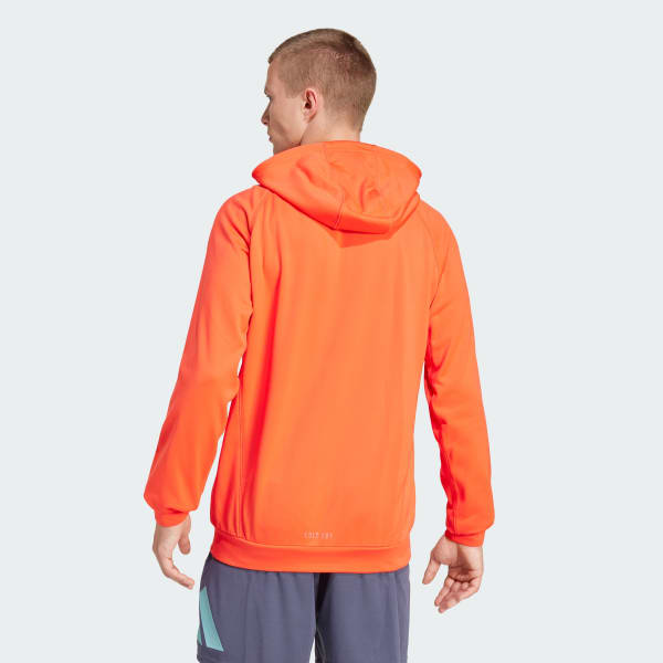Orange Veste à capuche entièrement zippée Game and Go Training