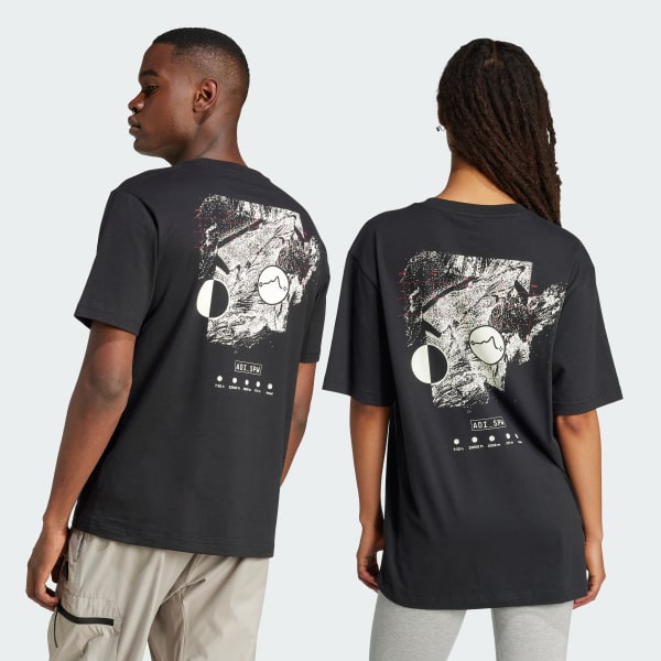 Black City Escape Space Graphic Tee