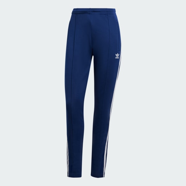 Adidas originals superstar track pants navy on sale