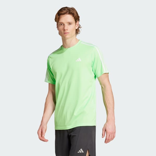 Verde Playera Train Essentials 3-Stripes