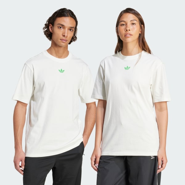 White adidas Originals x Minecraft Graphic Tee