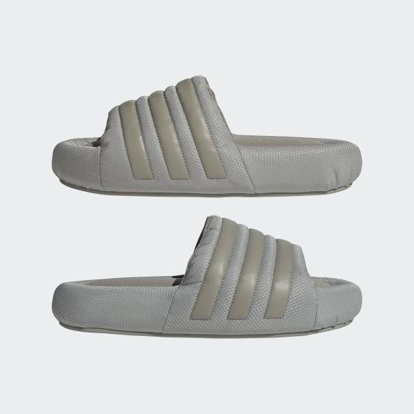 ◆adidas◆ Adilette 24 Charcoal Khaki IG9305 Buy Adilette 24 Slide 'Silver Pebble' - IG9305 | GOAT