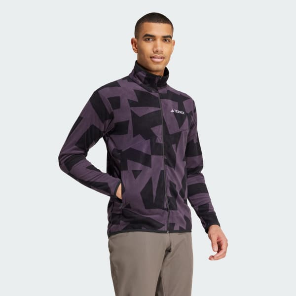 Violeta Chamarra Terrex Multi Printed Full-Zip Fleece