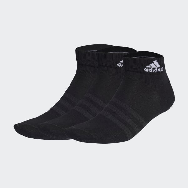 Μαύρο Thin and Light Ankle Socks 3 Pairs