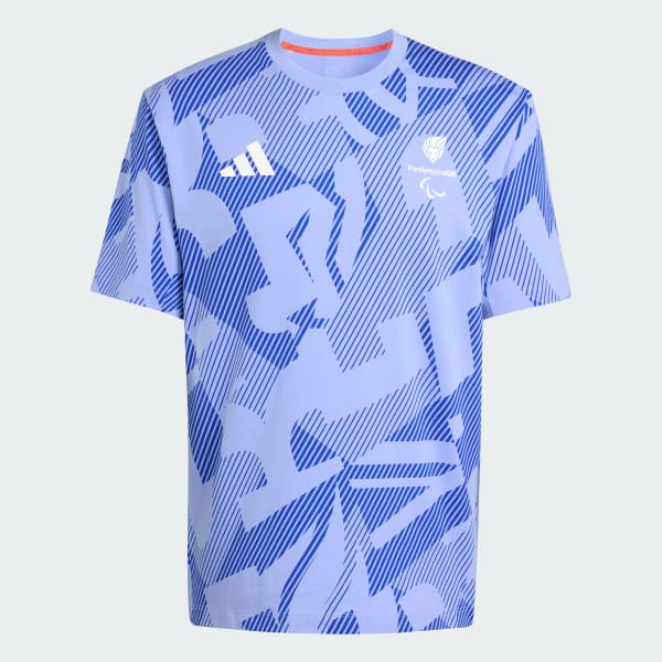 Blue ParalympicsGB MULTI PRINTED T-SHIRT MEN
