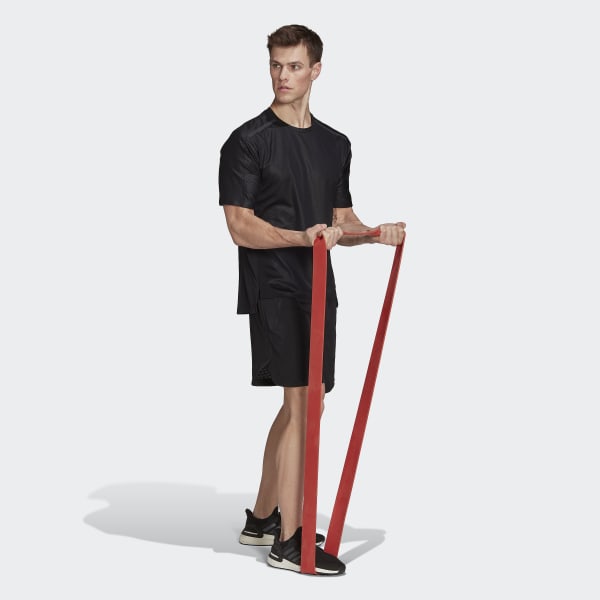 Preto T-shirt de Treino com Revestimento de PU