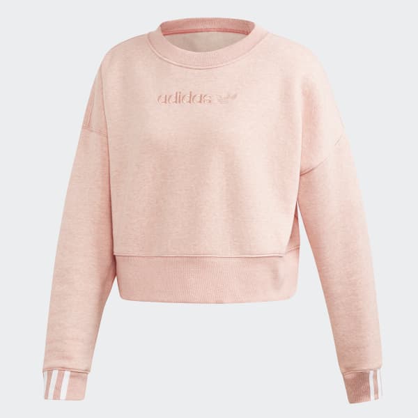 Sudadera corta rosa Outlet