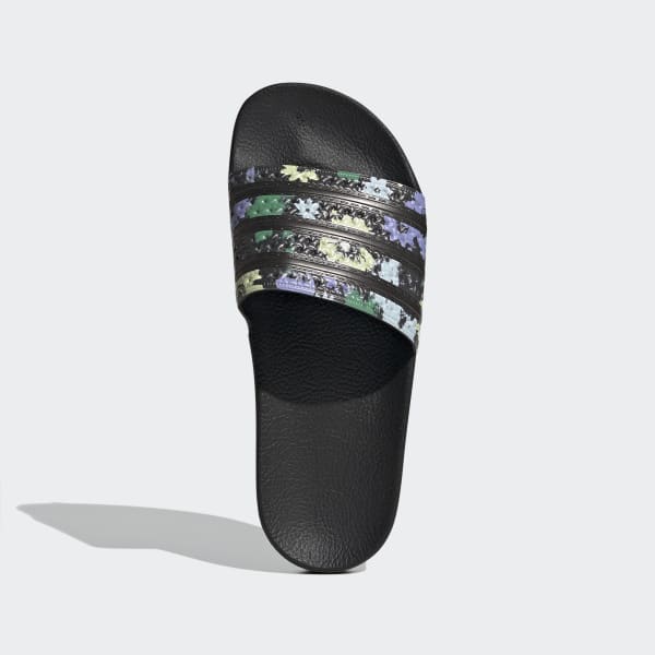 adidas adilette floral slides