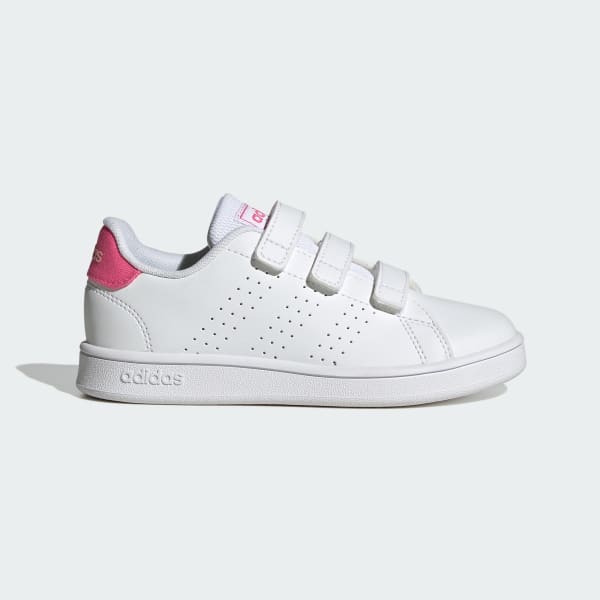 Λευκό Advantage Lifestyle Court Hook-and-Loop Shoes