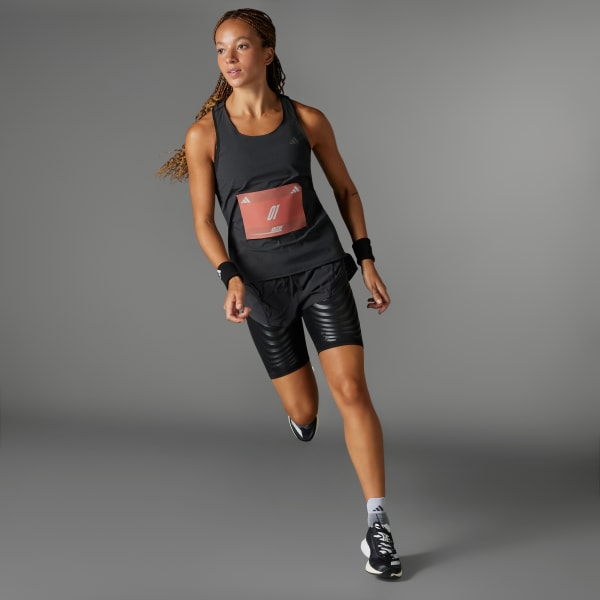 Negro Pantalón corto Adizero Running Split