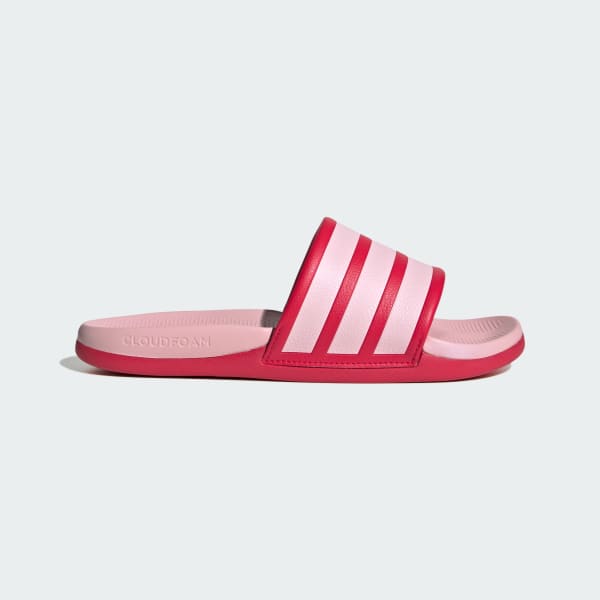 Red ADILETTE COMFORT 2.0 SLIDES