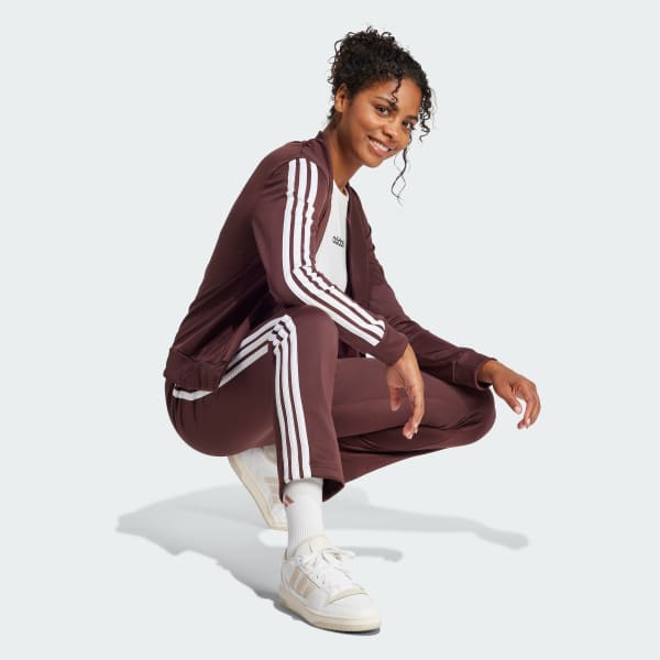 adidas Essentials 3 Stripes Track Suit Red adidas Deutschland