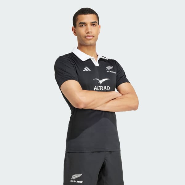 Preto Camisola Principal Performance dos All Blacks