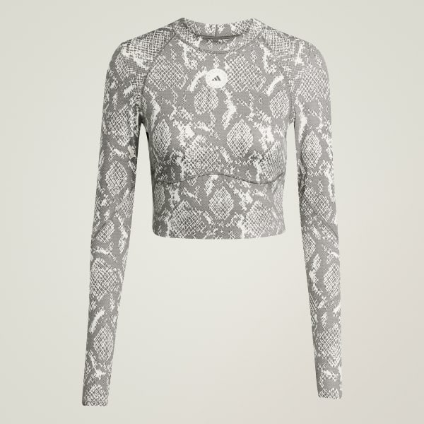 Adidas By Stella McCartney Training Longsleeve Crop Printed Adidas By Stella McCartney Training Longsleeve Crop Printed