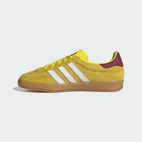 Tenis adidas gazelle top amarelo
