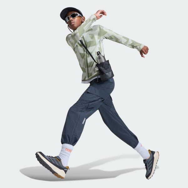 Verde Casaco em Fleece Multi Terrex - Criança