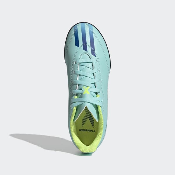 Azul Botas de Futebol X Speedportal.4 — Piso sintético