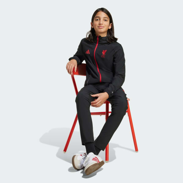 Schwarz Liverpool FC Tiro 25 Competition Vis Tech Reisehose für Kinder