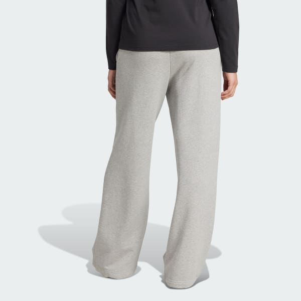 Gris Pants Essentials Tela French Terry Pierna Ancha