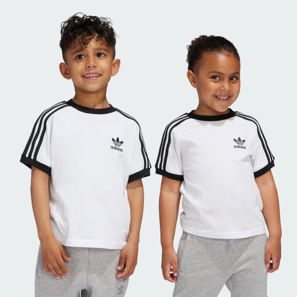 Weiss Adicolor Trefoil T-Shirt für Kinder