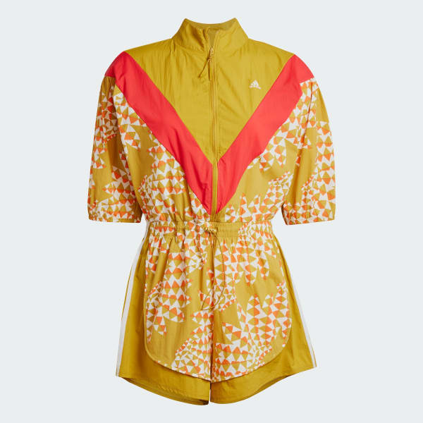 Adidas yellow bodysuit deals