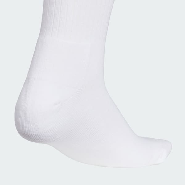 สีขาว ถุงเท้าความยาวระดับเข่า 3-Stripes