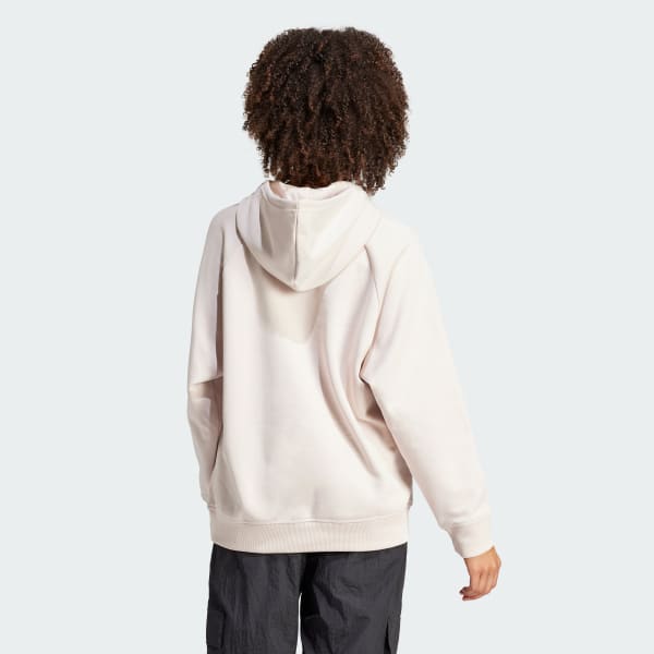 Dusty pink adidas hoodie top