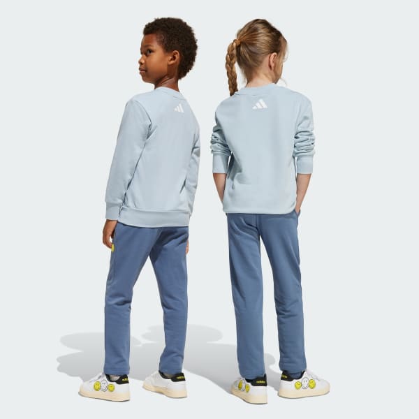 adidas Boys Smiley World Sportswear Sweater and Jogger Set