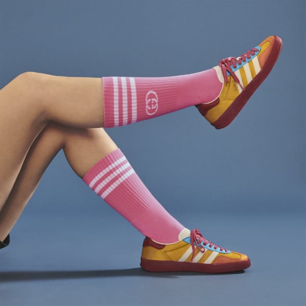 Pink adidas x Gucci Ankle Socks BUZ32