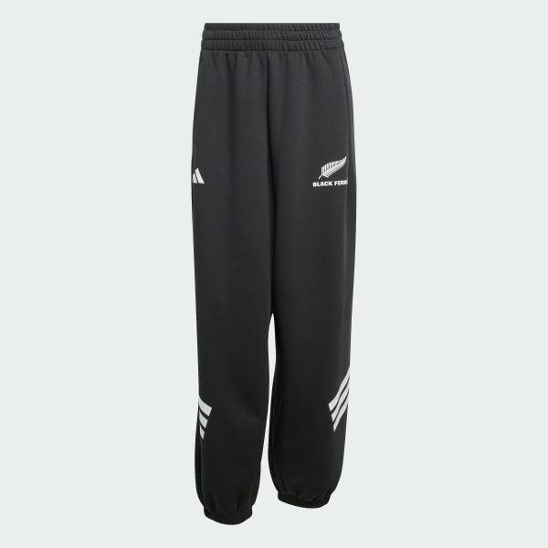 Black Black Ferns 3-Stripes Parachute Tracksuit Bottoms