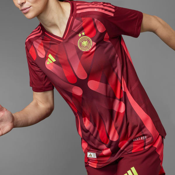 Burgundy Germany 25 (Women's Team) Authentic udebanetrøje