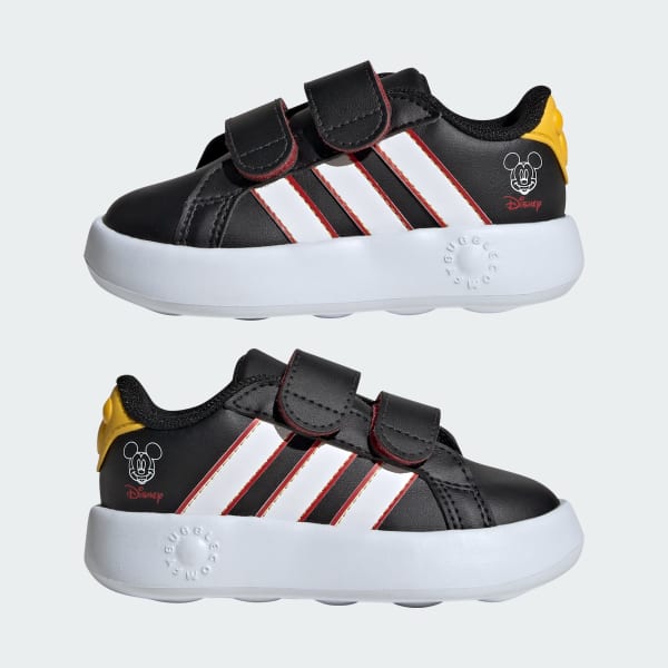 ✴︎mickey✴︎ adidas x Disney Mickey Mouse Grand Court Shoes Kids - Black