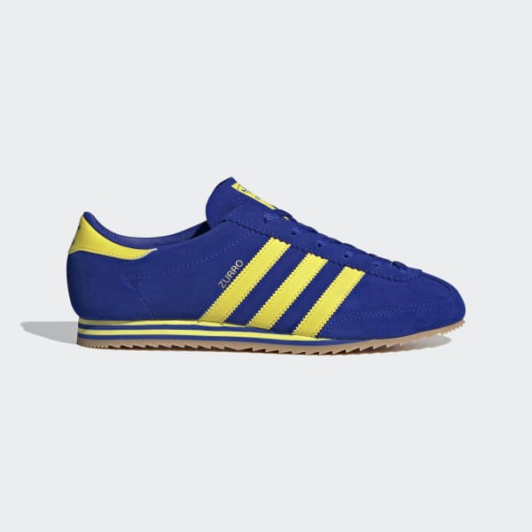 bright yellow adidas trainers