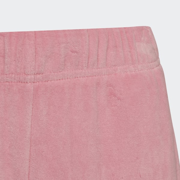 Rosa Pantalón Lounge Terciopelo Regular